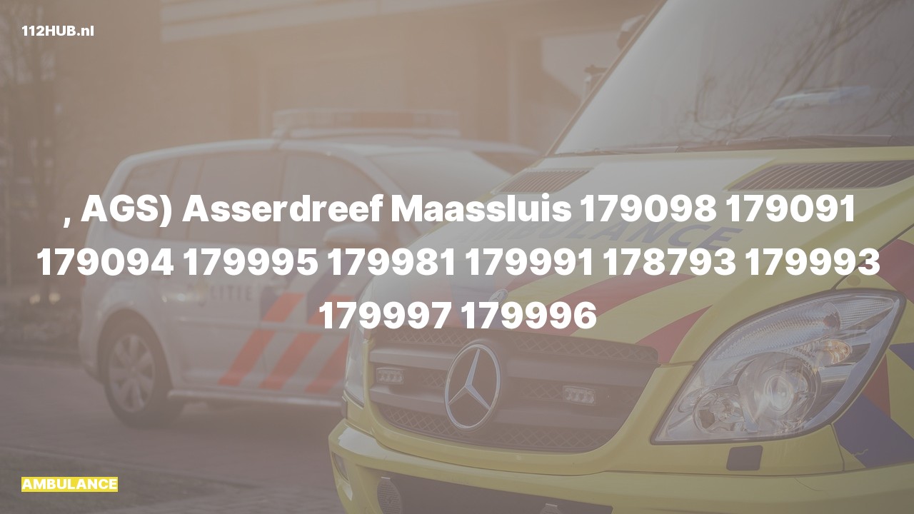 Deelafbeelding voor De ambulance is uitgerukt naar de Asserdreef in Maassluis