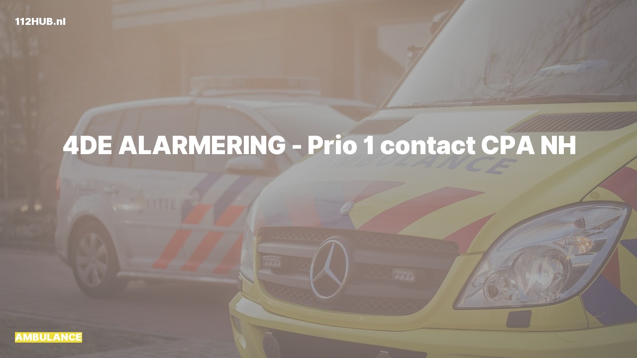 Deelafbeelding voor De ambulance is met spoed uitgerukt