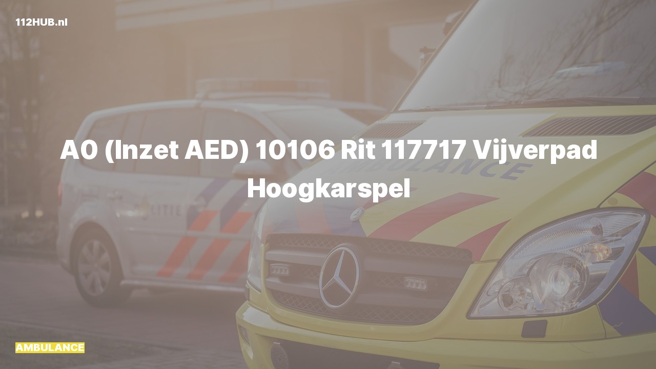 Deelafbeelding voor Ambulance met spoed.
