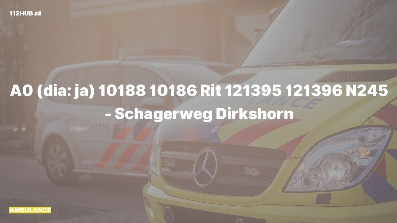 Deelafbeelding voor Ambulance met spoed.