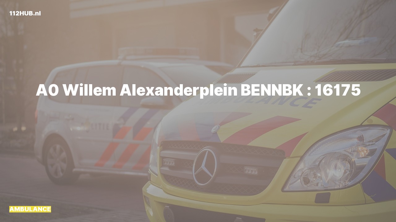 Deelafbeelding voor De ambulance is met spoed uitgerukt