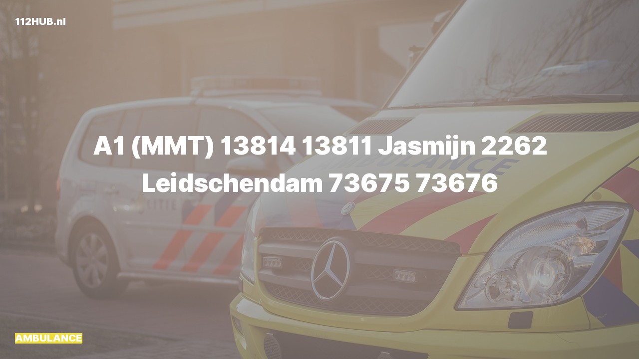 Deelafbeelding voor Ambulance met spoed naar de Jasmijn in Leidschendam.