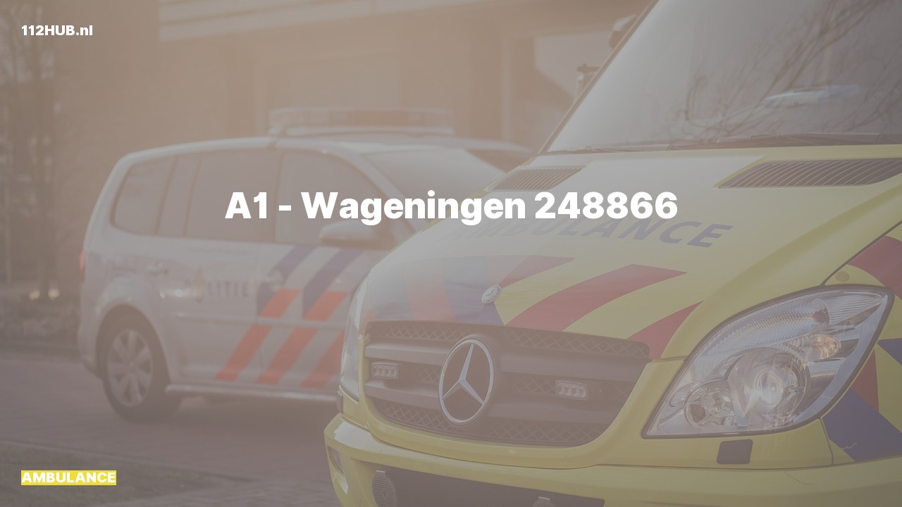 Deelafbeelding voor Ambulance met spoed.