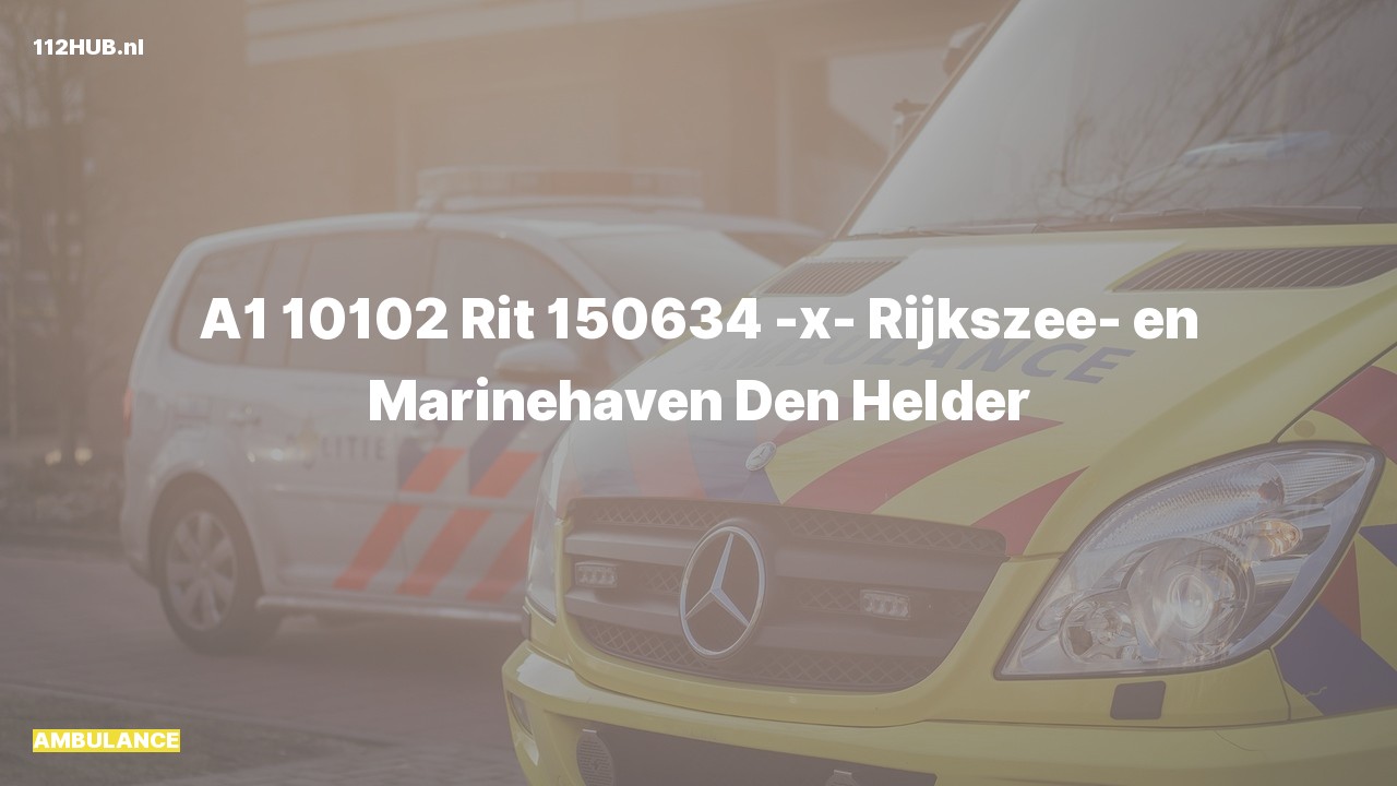 Deelafbeelding voor De ambulance is met spoed uitgerukt