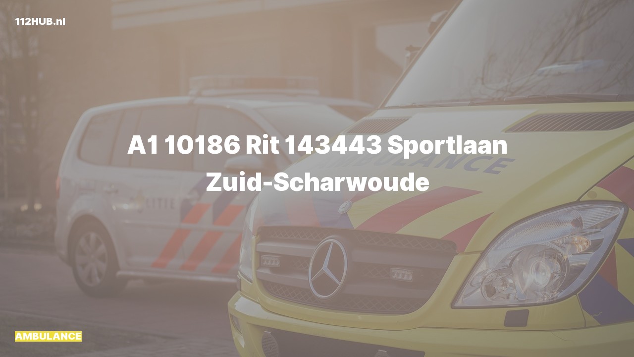 Deelafbeelding voor De ambulance is met spoed uitgerukt naar de Sportlaan in Zuid-Scharwoude