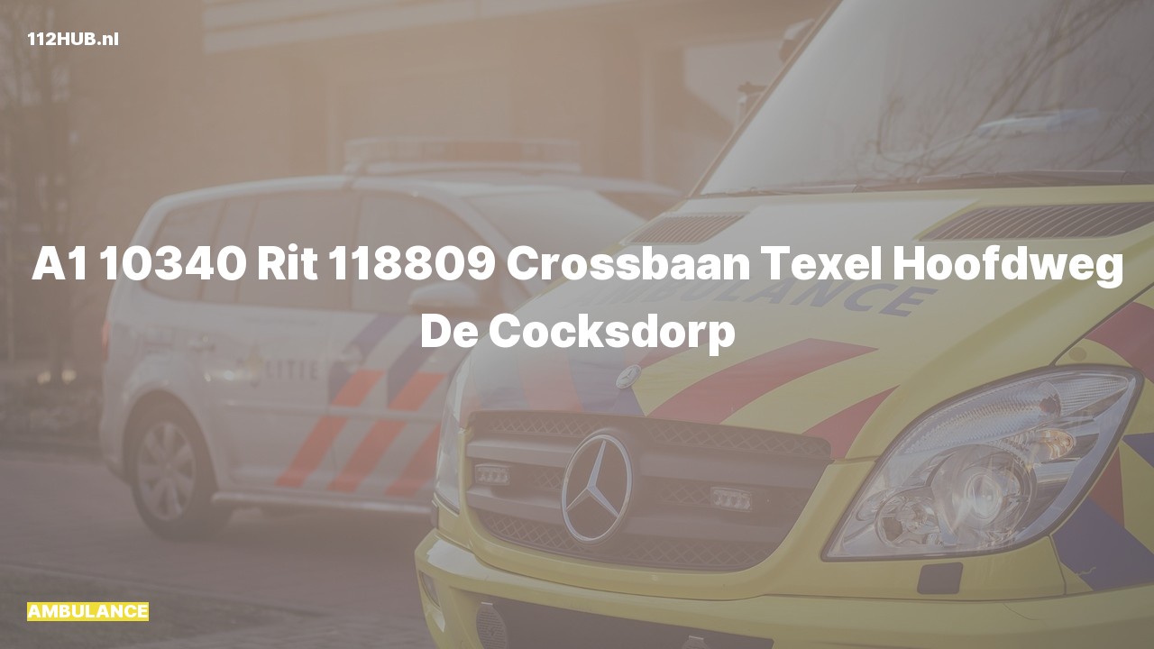 Deelafbeelding voor Ambulance met spoed.