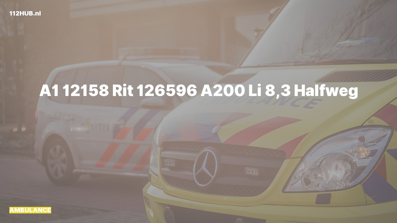 Deelafbeelding voor Ambulance met spoed.
