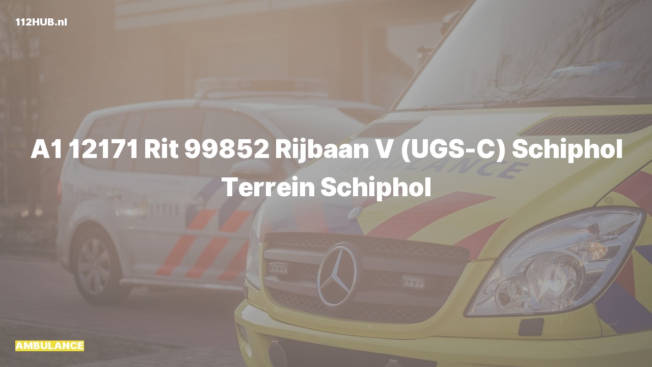 Deelafbeelding voor Ambulance met spoed.