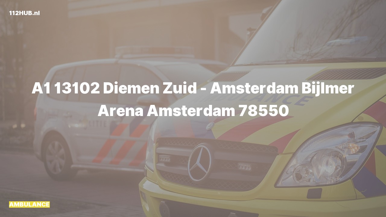 Deelafbeelding voor Ambulance met spoed.