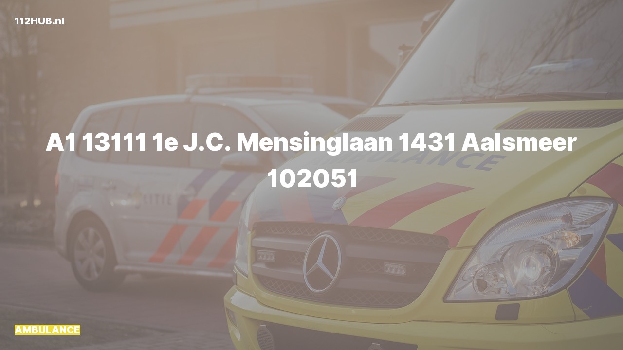 Deelafbeelding voor De ambulance is met spoed uitgerukt
