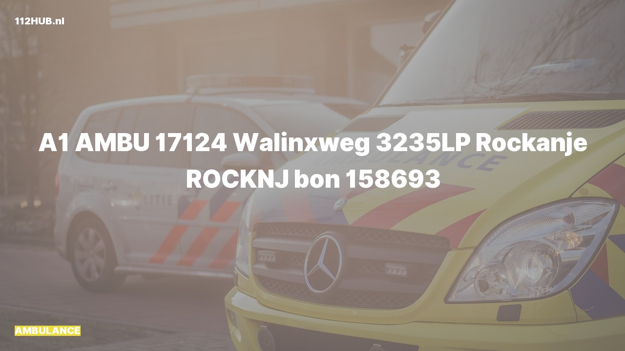 Deelafbeelding voor De ambulance is met spoed uitgerukt naar de Walinxweg in Rockanje