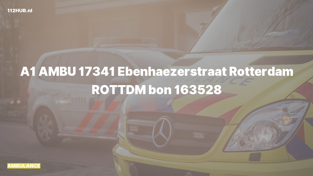 Deelafbeelding voor De ambulance is met spoed uitgerukt