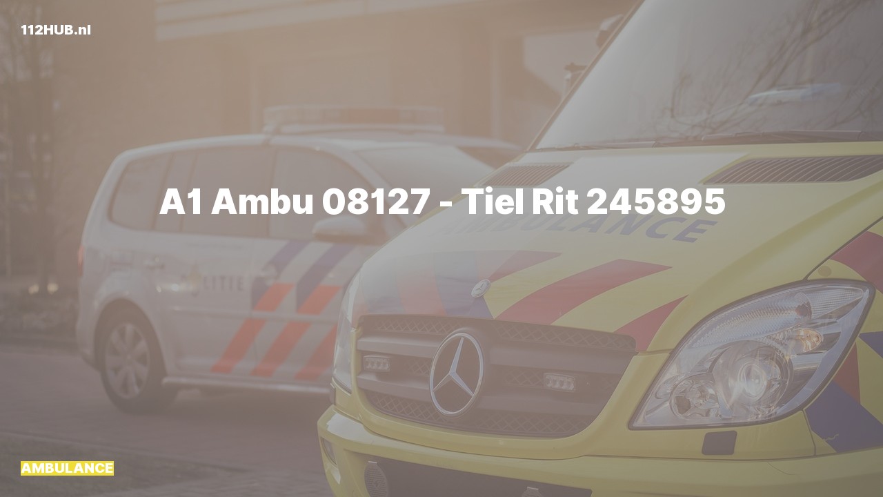 Deelafbeelding voor Ambulance met spoed.