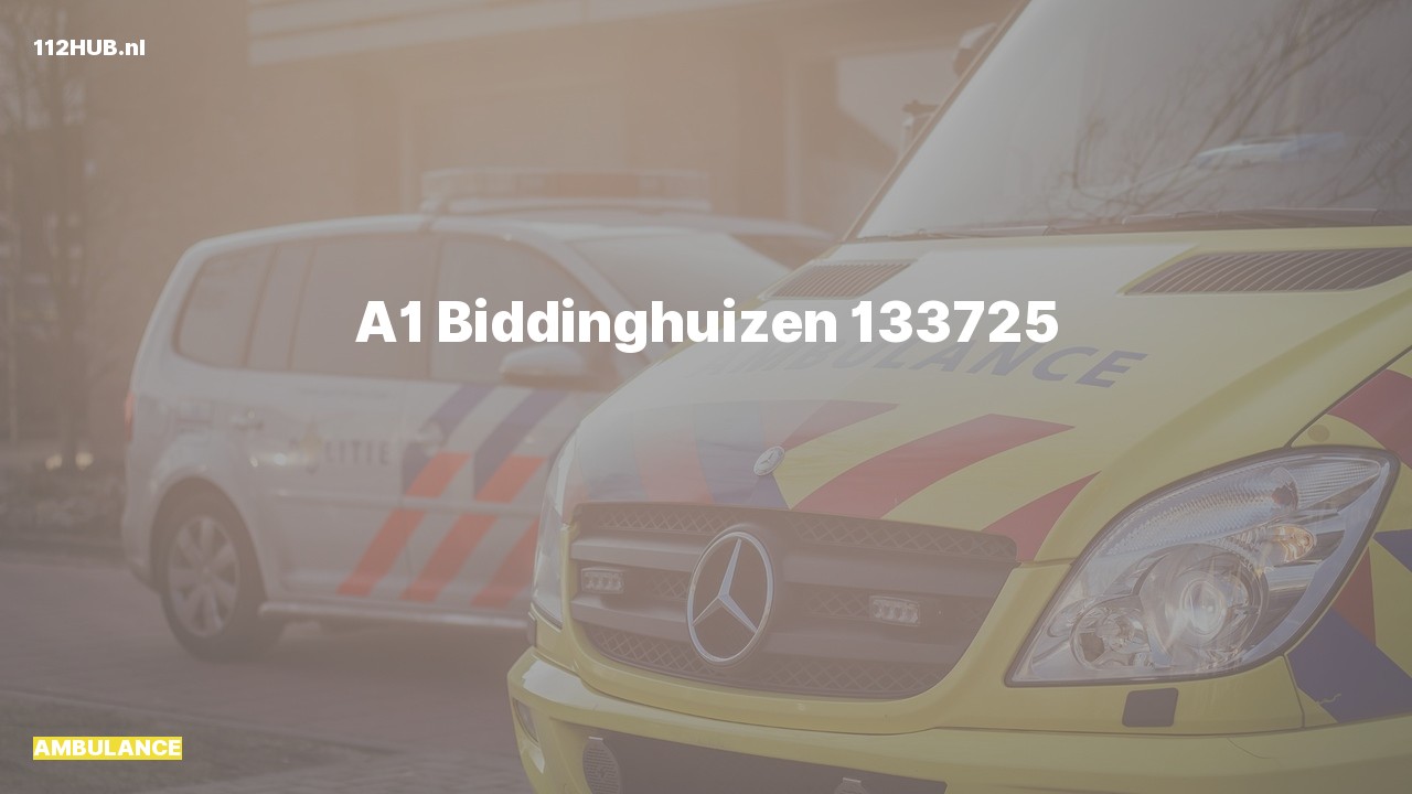 Deelafbeelding voor Ambulance met spoed.