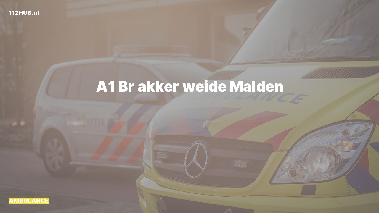 Deelafbeelding voor Ambulance met spoed.