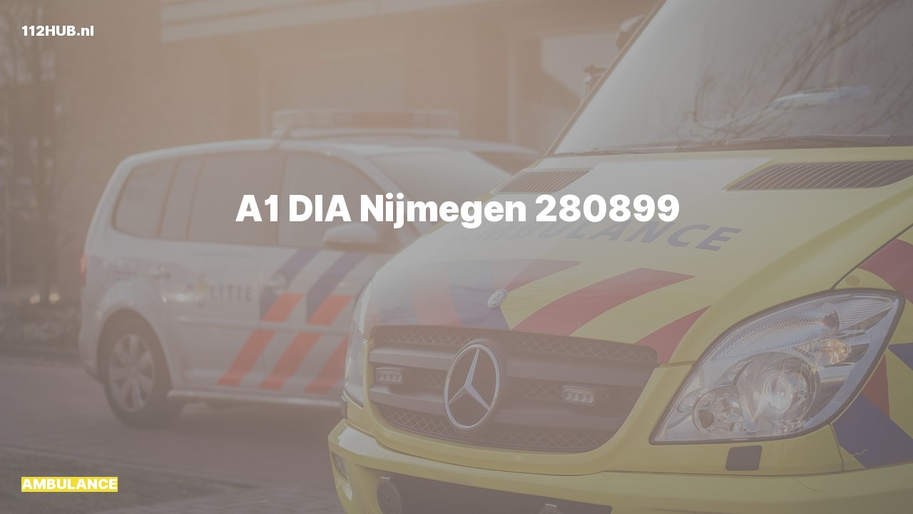 Deelafbeelding voor De ambulance is met spoed uitgerukt