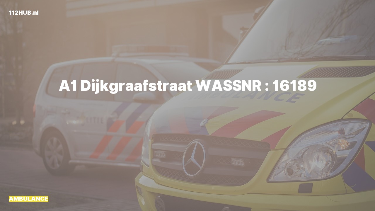 Deelafbeelding voor De ambulance is met spoed uitgerukt naar de Dijkgraafstraat in Wassenaar