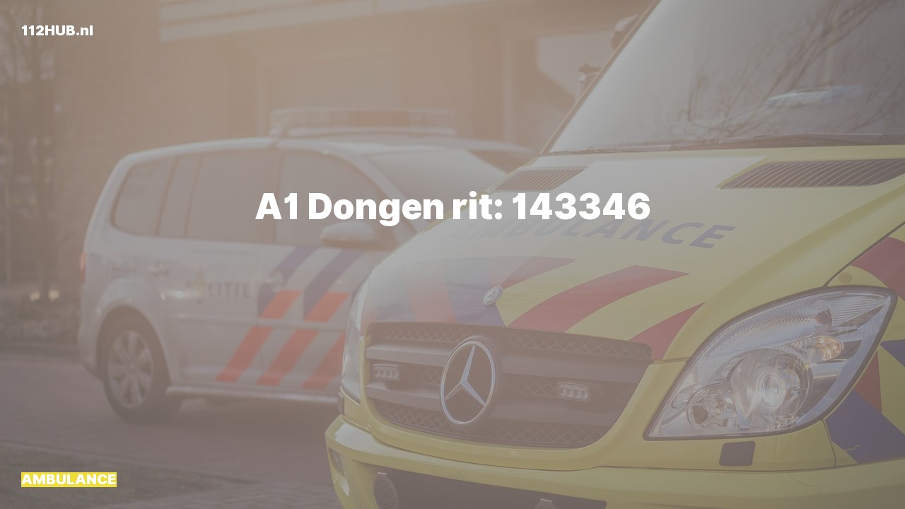 Deelafbeelding voor Ambulance met spoed.