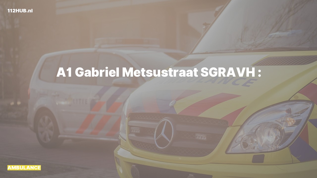 Deelafbeelding voor De ambulance is met spoed uitgerukt
