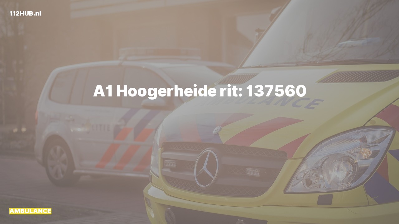 Deelafbeelding voor Ambulance met spoed.