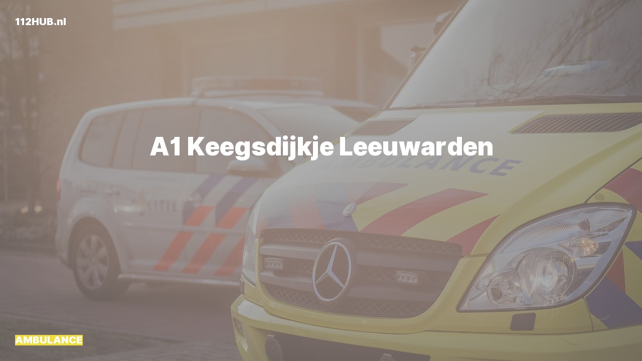 Deelafbeelding voor De ambulance is met spoed uitgerukt naar de Keegsdijkje in Leeuwarden