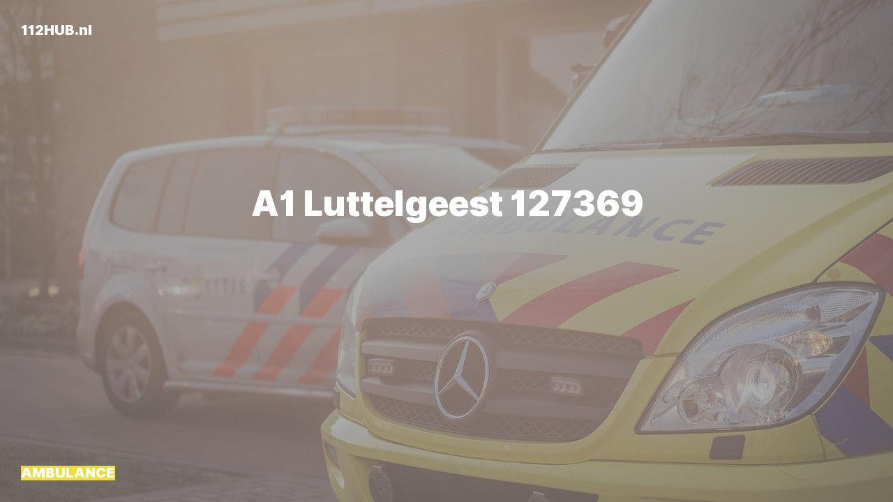 Deelafbeelding voor Ambulance met spoed.