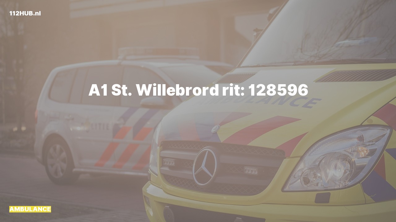 Deelafbeelding voor Ambulance met spoed.