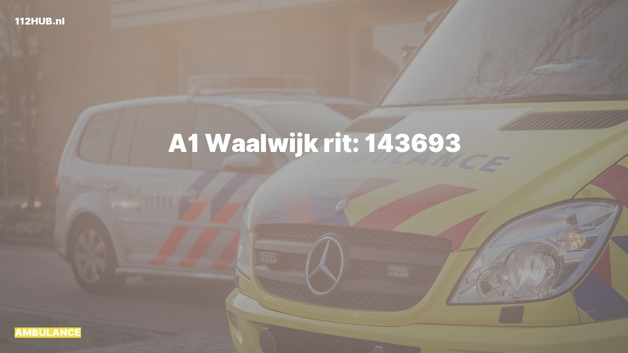 Deelafbeelding voor Ambulance met spoed.
