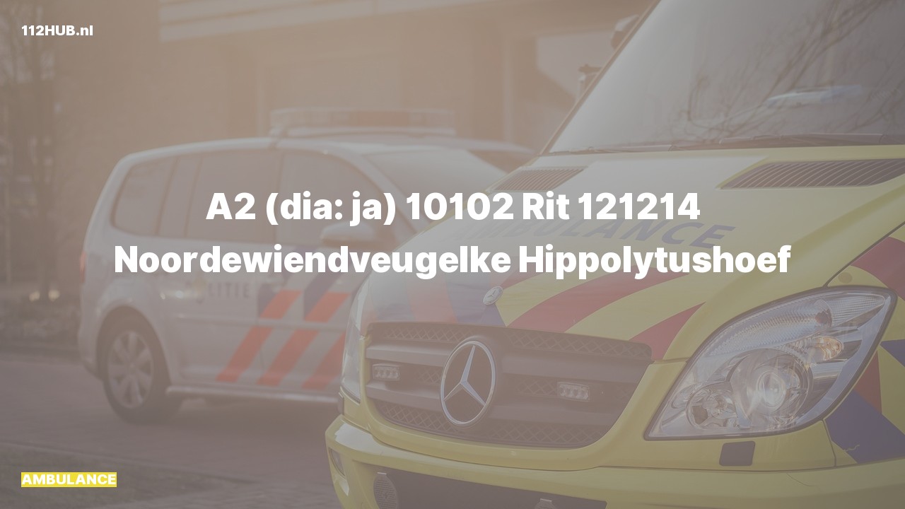 Deelafbeelding voor Ambulance met gepaste spoed naar de Noordewiendveugelke in Hippolytushoef.