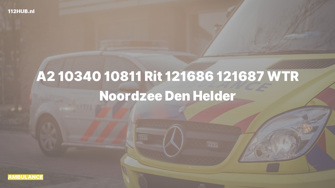Deelafbeelding voor Ambulance met gepaste spoed.