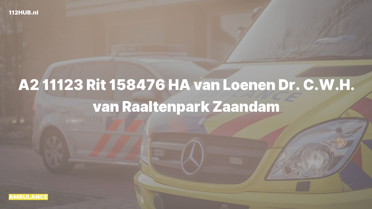 Deelafbeelding voor De ambulance is met gepaste spoed uitgerukt