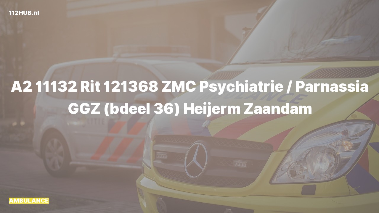 Deelafbeelding voor Ambulance met gepaste spoed.