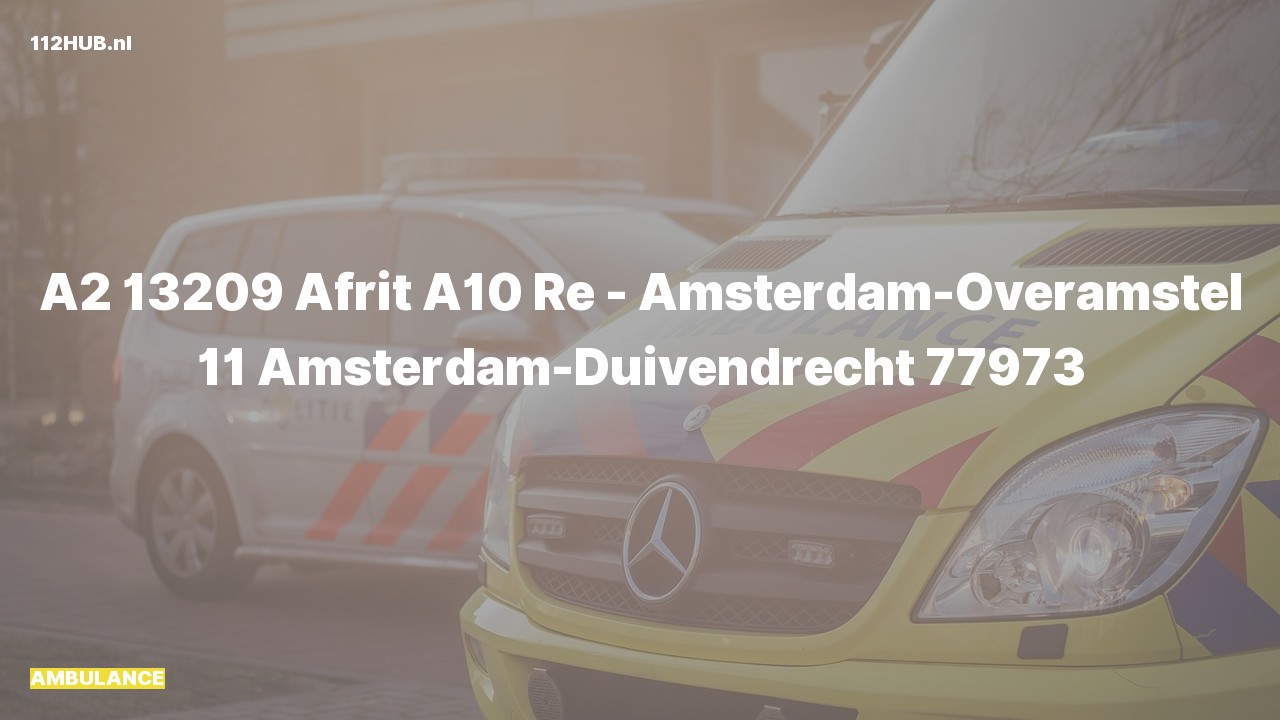 Deelafbeelding voor Ambulance met gepaste spoed.