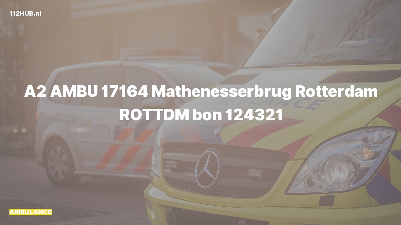 Deelafbeelding voor Ambulance met gepaste spoed.