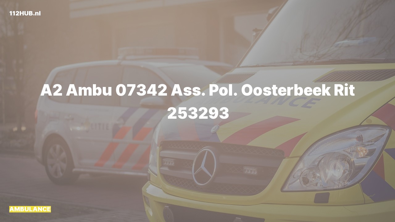 Deelafbeelding voor Ambulance met gepaste spoed.
