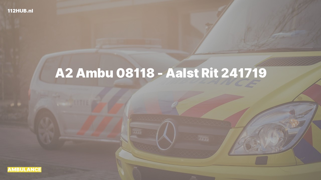 Deelafbeelding voor Ambulance met gepaste spoed.