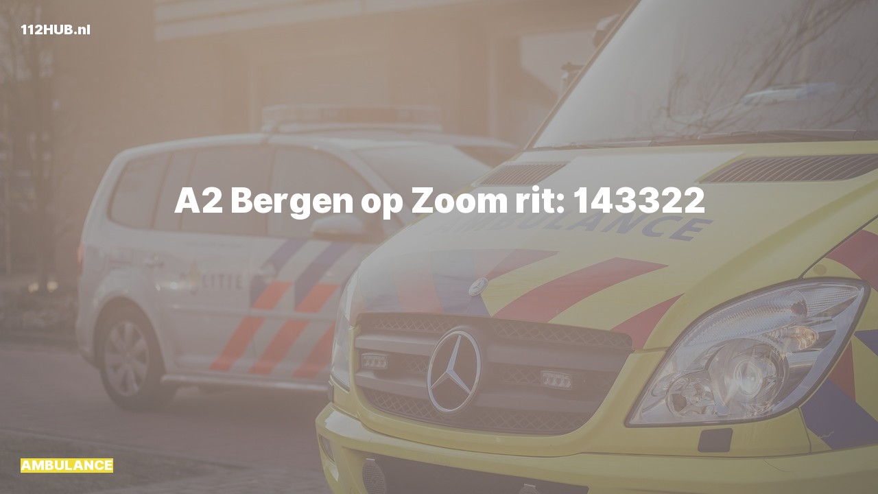Deelafbeelding voor Ambulance met gepaste spoed.
