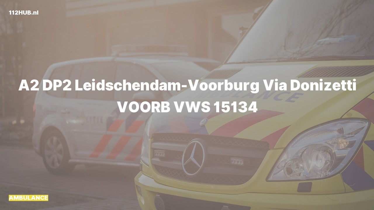 Deelafbeelding voor Ambulance met gepaste spoed.