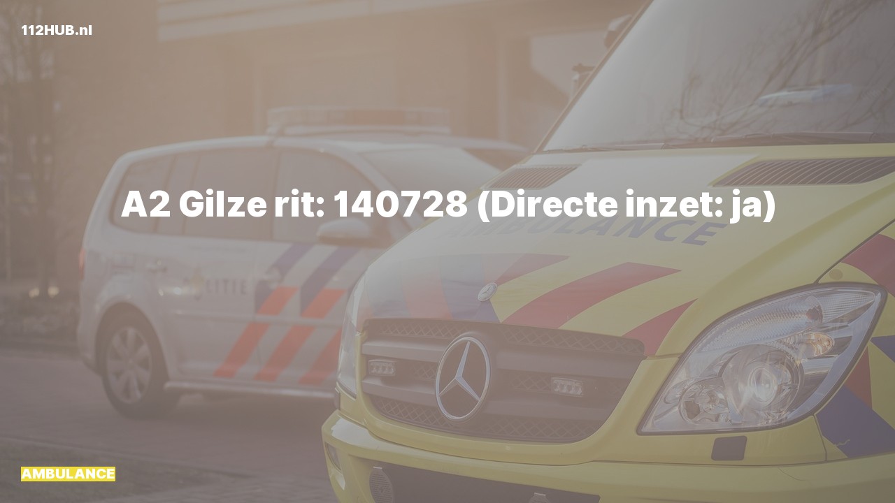 Deelafbeelding voor Ambulance met gepaste spoed.