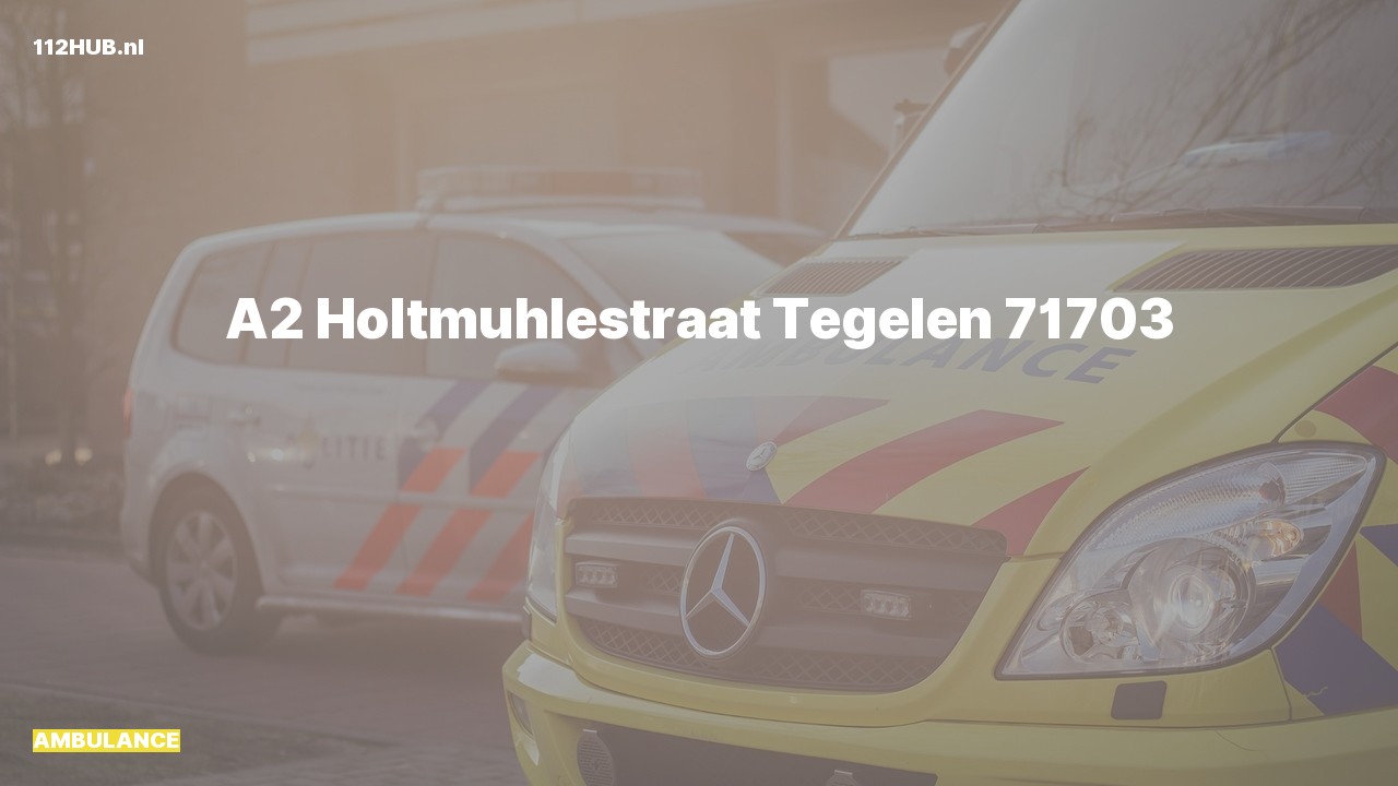 Deelafbeelding voor Ambulance met gepaste spoed.