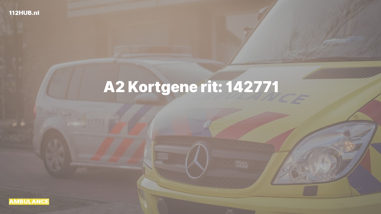 Deelafbeelding voor Ambulance met gepaste spoed.