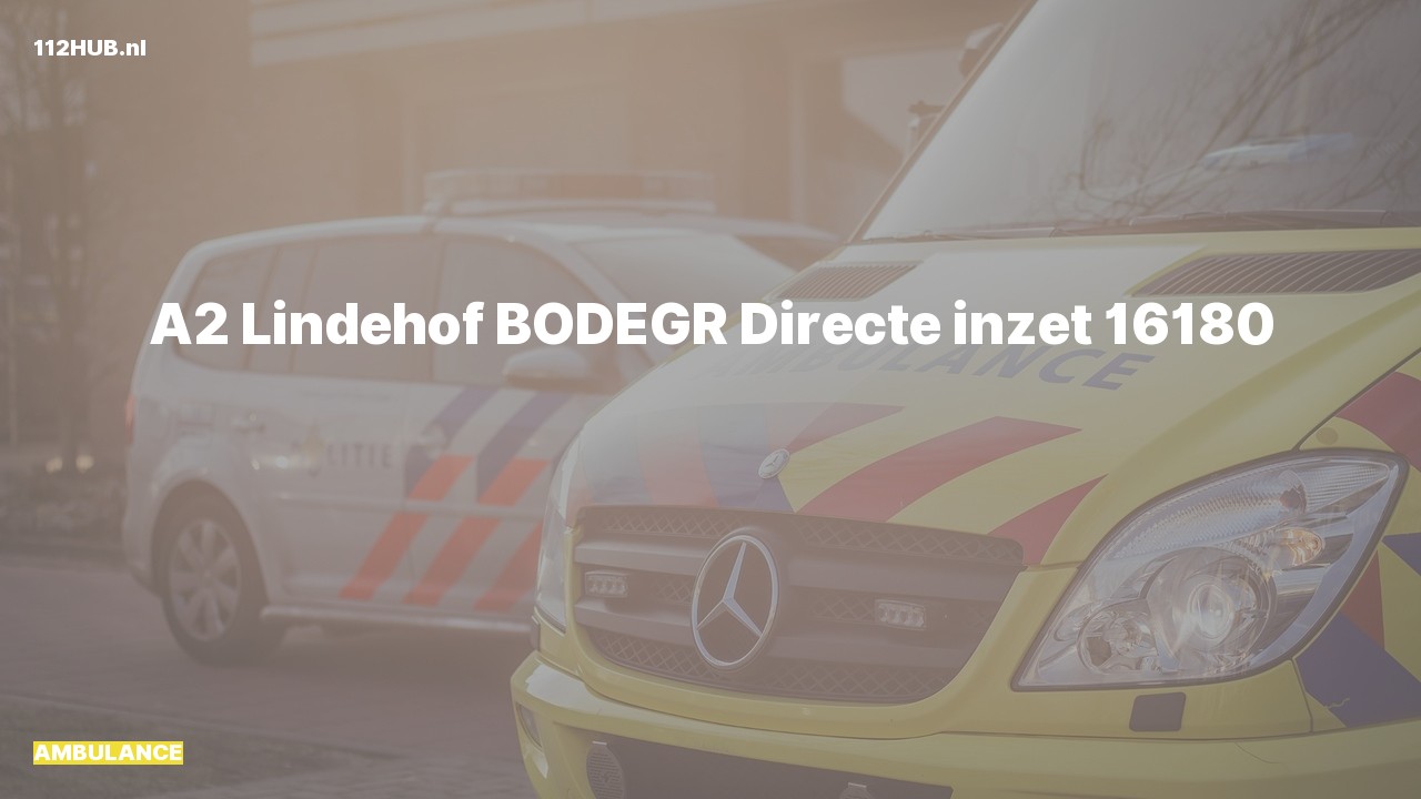 Deelafbeelding voor P2000-melding.
