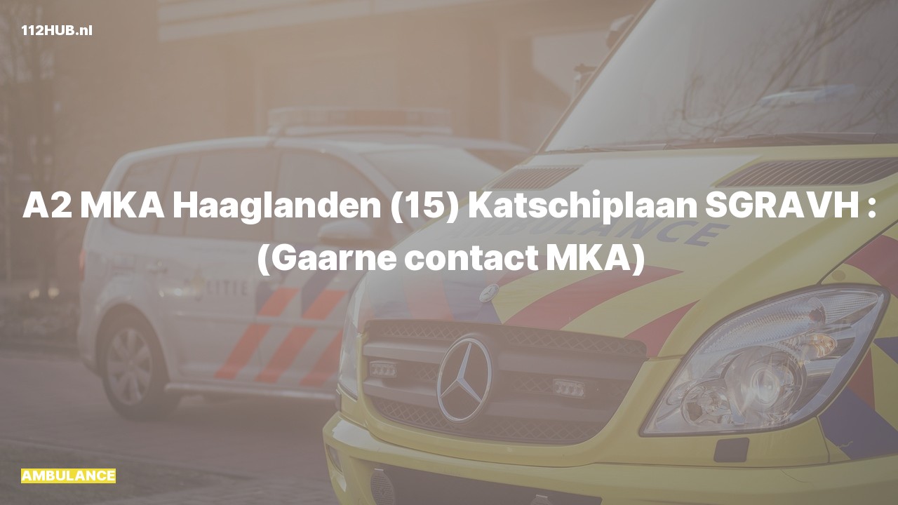 Deelafbeelding voor P2000-melding contact meldkamer.