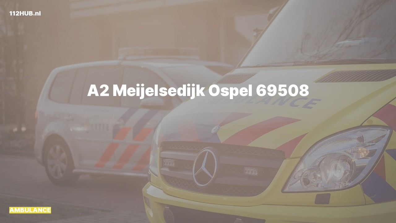 Deelafbeelding voor Ambulance met gepaste spoed naar de Meijelsedijk in Ospel.
