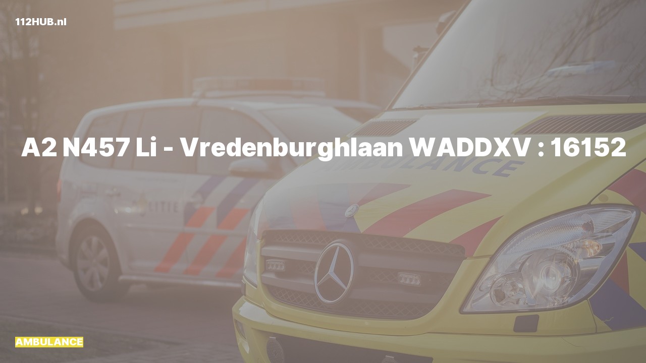 Deelafbeelding voor Ambulance met gepaste spoed.
