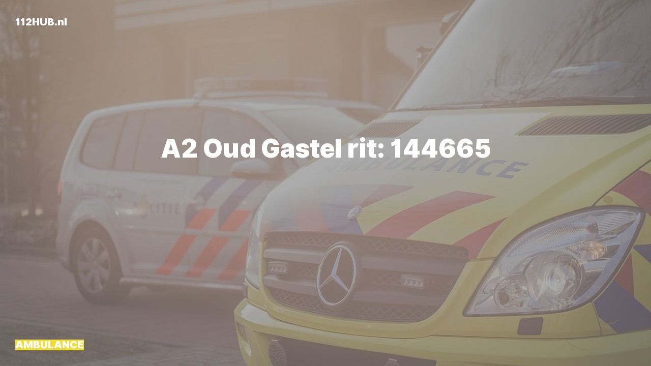 Deelafbeelding voor Ambulance met gepaste spoed.
