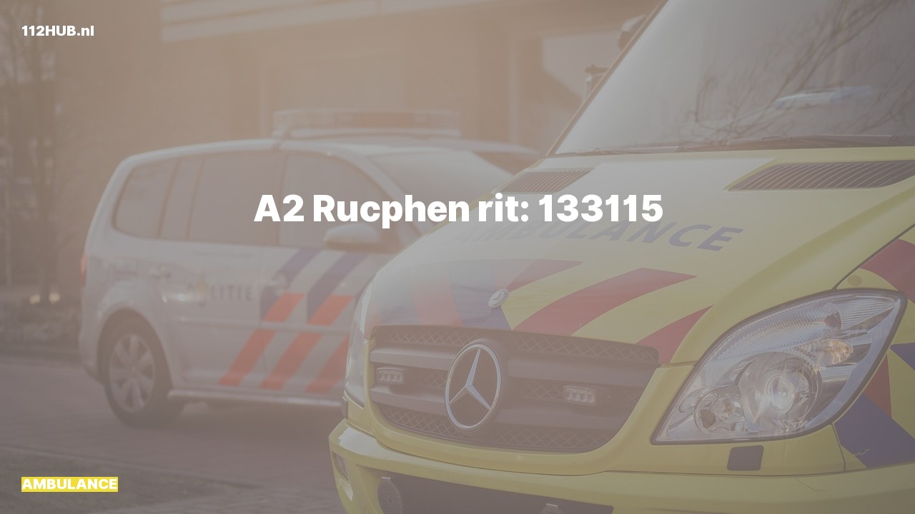 Deelafbeelding voor Ambulance met gepaste spoed.