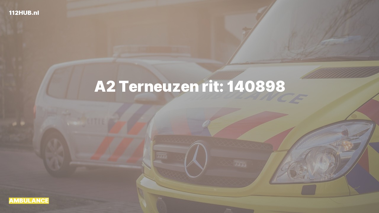 Deelafbeelding voor Ambulance met gepaste spoed.