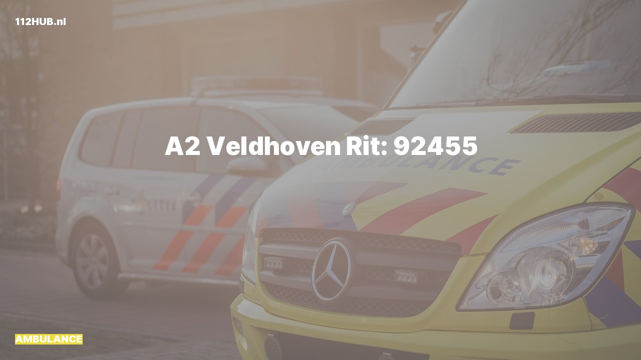 Deelafbeelding voor Ambulance met gepaste spoed.