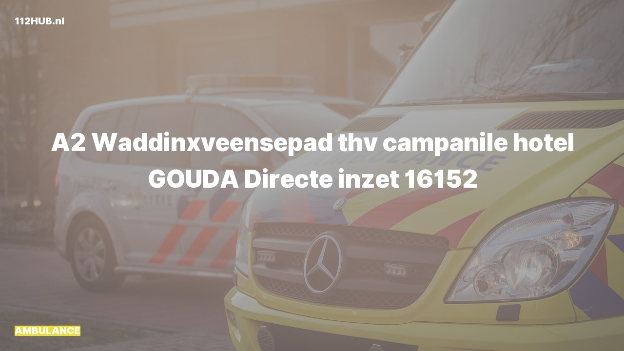 Deelafbeelding voor De ambulance is met gepaste spoed uitgerukt